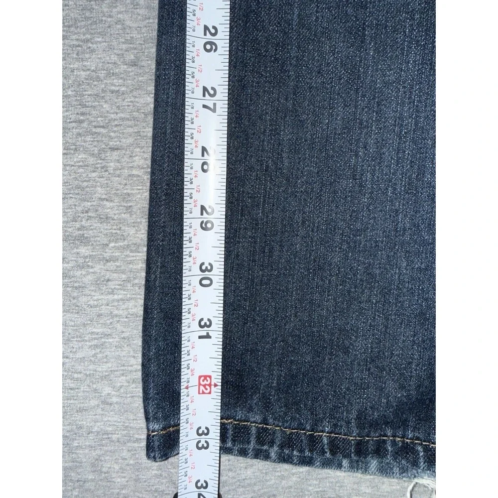 Levi 559 Mens Jeans 36X34‎ Relaxed Fit Straight Leg Frayed Hem Buttery Soft Feel